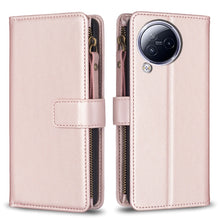 Load image into Gallery viewer, 9 Card Slots Zipper Wallet Leather Flip Phone Case, For Xiaomi Poco F5 5G, For Xiaomi Redmi Note 12S 4G, For Xiaomi Redmi Note 12 4G, For Xiaomi Civi 3 5G, For Xiaomi Redmi A1 / A2, For Xiaomi Redmi Note 12 Pro+ 5G Global, For Xiaomi Redmi Note 12 Pro ...