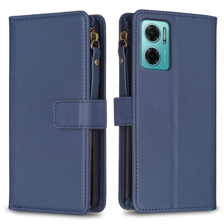 9 Card Slots Zipper Wallet Leather Flip Phone Case, For Xiaomi Redmi 12C, For Xiaomi 13 Lite, For Xiaomi Redmi K60 / K60 Pro, For Xiaomi 13 Pro, For Xiaomi 13, For Xiaomi 12T / 12T Pro, For Xiaomi 12 Lite, For Xiaomi Redmi 10 5G