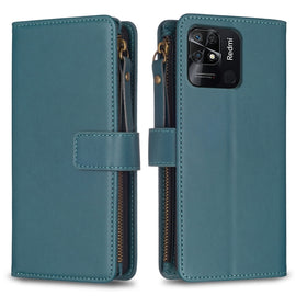 9 Card Slots Zipper Wallet Leather Flip Phone Case, For Xiaomi Redmi 10C, For Xiaomi 12 Pro, For Xiaomi 12, For Xiaomi Redmi Note 11 Pro, For Xiaomi Mi 11T / 11T Pro, For Xiaomi Redmi 10, For Xiaomi Mi 11 Lite, For Xiaomi Redmi Note 10 5G