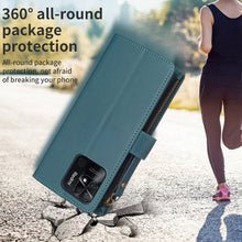 Load image into Gallery viewer, 9 Card Slots Zipper Wallet Leather Flip Phone Case, For Xiaomi Redmi 10C, For Xiaomi 12 Pro, For Xiaomi 12, For Xiaomi Redmi Note 11 Pro, For Xiaomi Mi 11T / 11T Pro, For Xiaomi Redmi 10, For Xiaomi Mi 11 Lite, For Xiaomi Redmi Note 10 5G