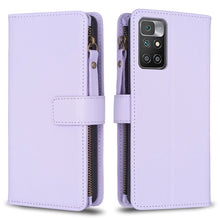 Load image into Gallery viewer, 9 Card Slots Zipper Wallet Leather Flip Phone Case, For Xiaomi Redmi 10C, For Xiaomi 12 Pro, For Xiaomi 12, For Xiaomi Redmi Note 11 Pro, For Xiaomi Mi 11T / 11T Pro, For Xiaomi Redmi 10, For Xiaomi Mi 11 Lite, For Xiaomi Redmi Note 10 5G