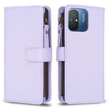 Load image into Gallery viewer, 9 Card Slots Zipper Wallet Leather Flip Phone Case, For Xiaomi Redmi 12C, For Xiaomi 13 Lite, For Xiaomi Redmi K60 / K60 Pro, For Xiaomi 13 Pro, For Xiaomi 13, For Xiaomi 12T / 12T Pro, For Xiaomi 12 Lite, For Xiaomi Redmi 10 5G