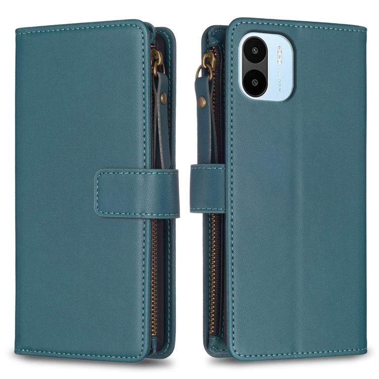 9 Card Slots Zipper Wallet Leather Flip Phone Case, For Xiaomi Poco F5 5G, For Xiaomi Redmi Note 12S 4G, For Xiaomi Redmi Note 12 4G, For Xiaomi Civi 3 5G, For Xiaomi Redmi A1 / A2, For Xiaomi Redmi Note 12 Pro+ 5G Global, For Xiaomi Redmi Note 12 Pro ...