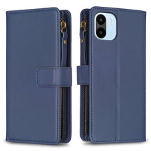 Load image into Gallery viewer, 9 Card Slots Zipper Wallet Leather Flip Phone Case, For Xiaomi Poco F5 5G, For Xiaomi Redmi Note 12S 4G, For Xiaomi Redmi Note 12 4G, For Xiaomi Civi 3 5G, For Xiaomi Redmi A1 / A2, For Xiaomi Redmi Note 12 Pro+ 5G Global, For Xiaomi Redmi Note 12 Pro ...