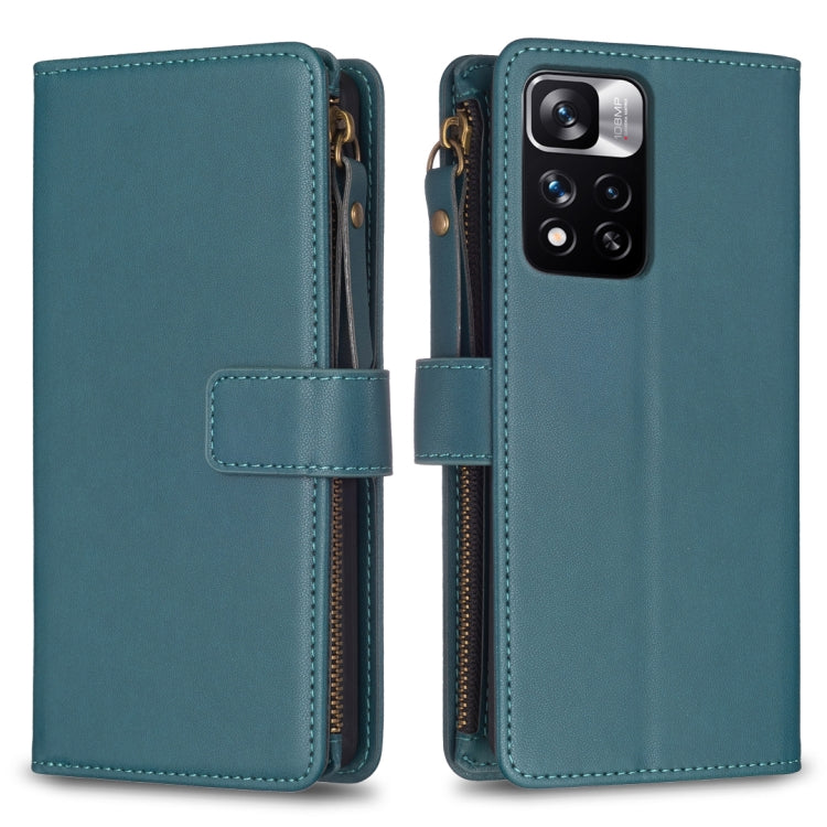 9 Card Slots Zipper Wallet Leather Flip Phone Case, For Xiaomi Redmi 10C, For Xiaomi 12 Pro, For Xiaomi 12, For Xiaomi Redmi Note 11 Pro, For Xiaomi Mi 11T / 11T Pro, For Xiaomi Redmi 10, For Xiaomi Mi 11 Lite, For Xiaomi Redmi Note 10 5G