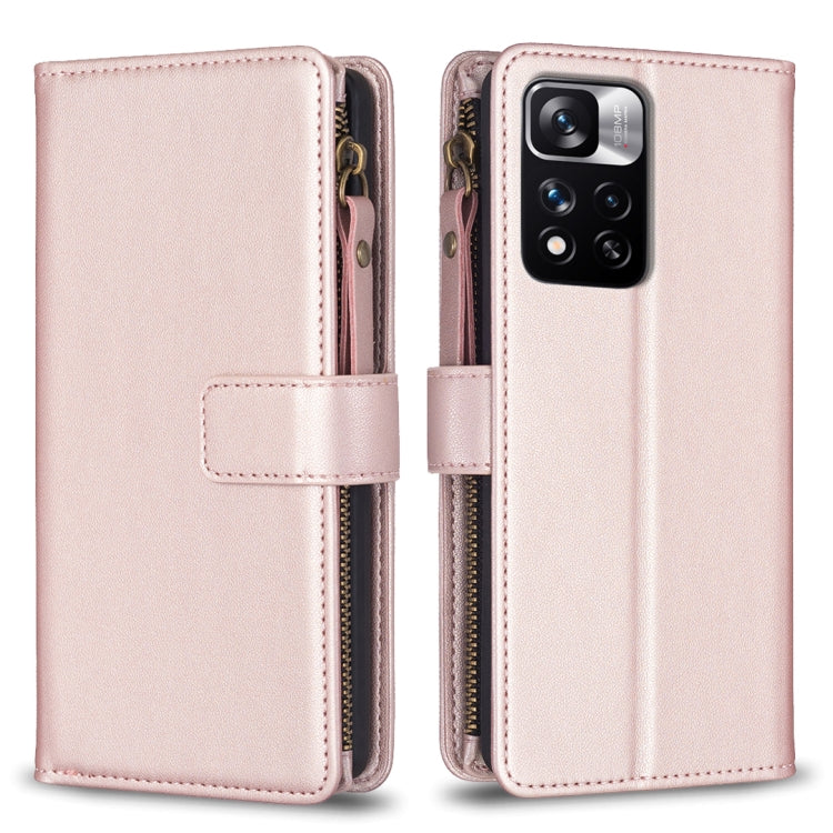 9 Card Slots Zipper Wallet Leather Flip Phone Case, For Xiaomi Redmi 10C, For Xiaomi 12 Pro, For Xiaomi 12, For Xiaomi Redmi Note 11 Pro, For Xiaomi Mi 11T / 11T Pro, For Xiaomi Redmi 10, For Xiaomi Mi 11 Lite, For Xiaomi Redmi Note 10 5G