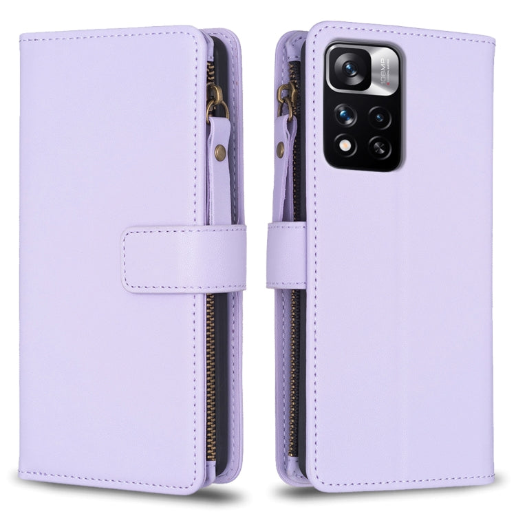 9 Card Slots Zipper Wallet Leather Flip Phone Case, For Xiaomi Redmi 10C, For Xiaomi 12 Pro, For Xiaomi 12, For Xiaomi Redmi Note 11 Pro, For Xiaomi Mi 11T / 11T Pro, For Xiaomi Redmi 10, For Xiaomi Mi 11 Lite, For Xiaomi Redmi Note 10 5G