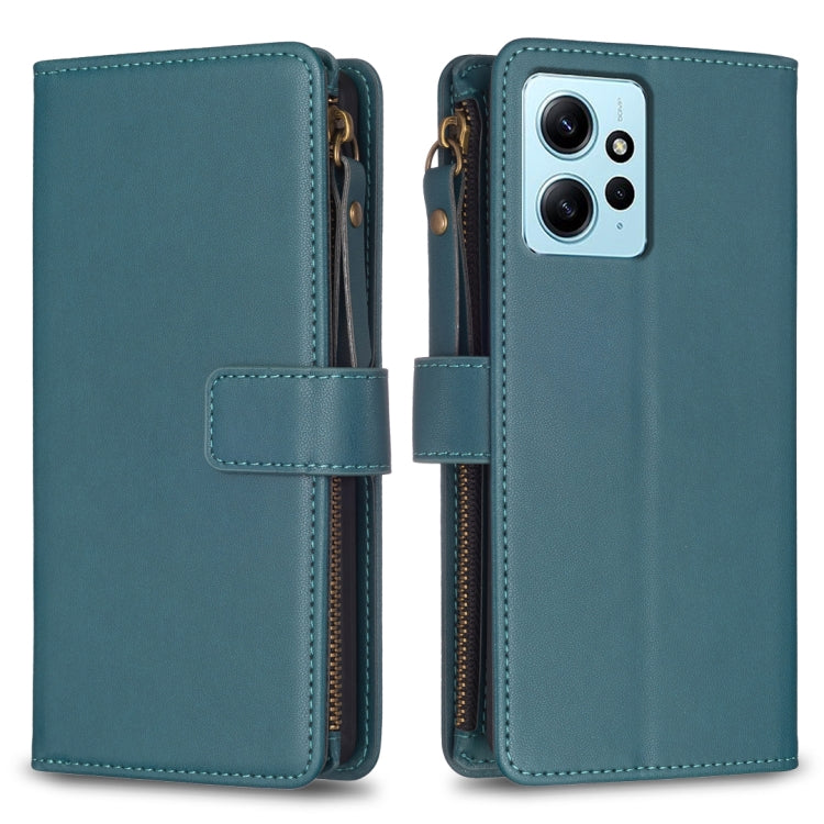 9 Card Slots Zipper Wallet Leather Flip Phone Case, For Xiaomi Poco F5 5G, For Xiaomi Redmi Note 12S 4G, For Xiaomi Redmi Note 12 4G, For Xiaomi Civi 3 5G, For Xiaomi Redmi A1 / A2, For Xiaomi Redmi Note 12 Pro+ 5G Global, For Xiaomi Redmi Note 12 Pro ...
