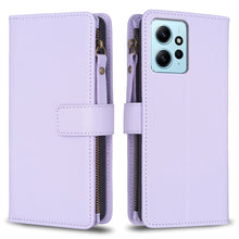 Load image into Gallery viewer, 9 Card Slots Zipper Wallet Leather Flip Phone Case, For Xiaomi Poco F5 5G, For Xiaomi Redmi Note 12S 4G, For Xiaomi Redmi Note 12 4G, For Xiaomi Civi 3 5G, For Xiaomi Redmi A1 / A2, For Xiaomi Redmi Note 12 Pro+ 5G Global, For Xiaomi Redmi Note 12 Pro ...