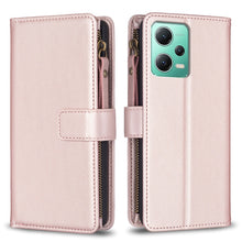Load image into Gallery viewer, 9 Card Slots Zipper Wallet Leather Flip Phone Case, For Xiaomi Poco F5 5G, For Xiaomi Redmi Note 12S 4G, For Xiaomi Redmi Note 12 4G, For Xiaomi Civi 3 5G, For Xiaomi Redmi A1 / A2, For Xiaomi Redmi Note 12 Pro+ 5G Global, For Xiaomi Redmi Note 12 Pro ...