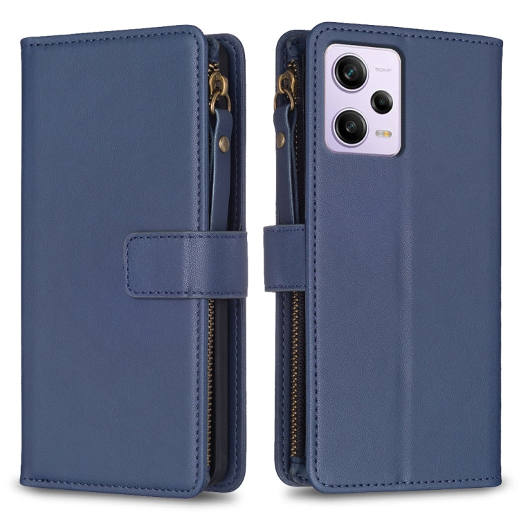 9 Card Slots Zipper Wallet Leather Flip Phone Case, For Xiaomi Poco F5 5G, For Xiaomi Redmi Note 12S 4G, For Xiaomi Redmi Note 12 4G, For Xiaomi Civi 3 5G, For Xiaomi Redmi A1 / A2, For Xiaomi Redmi Note 12 Pro+ 5G Global, For Xiaomi Redmi Note 12 Pro ...