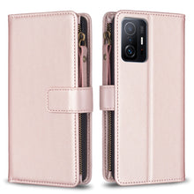 Load image into Gallery viewer, 9 Card Slots Zipper Wallet Leather Flip Phone Case, For Xiaomi Redmi 10C, For Xiaomi 12 Pro, For Xiaomi 12, For Xiaomi Redmi Note 11 Pro, For Xiaomi Mi 11T / 11T Pro, For Xiaomi Redmi 10, For Xiaomi Mi 11 Lite, For Xiaomi Redmi Note 10 5G