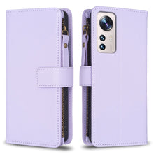 Load image into Gallery viewer, 9 Card Slots Zipper Wallet Leather Flip Phone Case, For Xiaomi Redmi 12C, For Xiaomi 13 Lite, For Xiaomi Redmi K60 / K60 Pro, For Xiaomi 13 Pro, For Xiaomi 13, For Xiaomi 12T / 12T Pro, For Xiaomi 12 Lite, For Xiaomi Redmi 10 5G