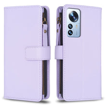 Load image into Gallery viewer, 9 Card Slots Zipper Wallet Leather Flip Phone Case, For Xiaomi Redmi 10C, For Xiaomi 12 Pro, For Xiaomi 12, For Xiaomi Redmi Note 11 Pro, For Xiaomi Mi 11T / 11T Pro, For Xiaomi Redmi 10, For Xiaomi Mi 11 Lite, For Xiaomi Redmi Note 10 5G