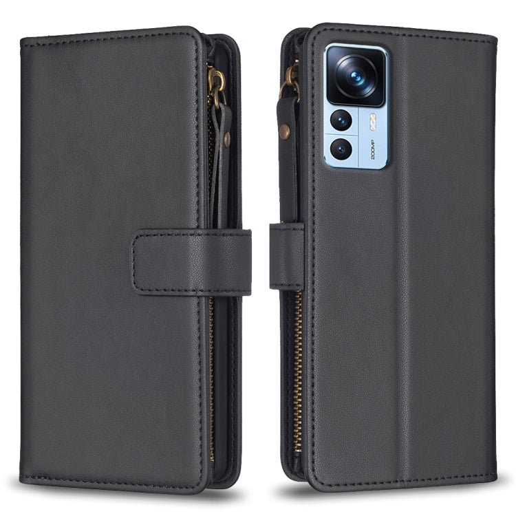 9 Card Slots Zipper Wallet Leather Flip Phone Case, For Xiaomi Redmi 12C, For Xiaomi 13 Lite, For Xiaomi Redmi K60 / K60 Pro, For Xiaomi 13 Pro, For Xiaomi 13, For Xiaomi 12T / 12T Pro, For Xiaomi 12 Lite, For Xiaomi Redmi 10 5G