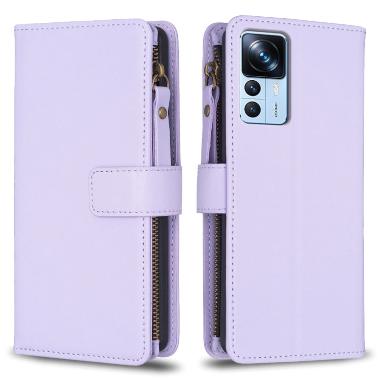 9 Card Slots Zipper Wallet Leather Flip Phone Case, For Xiaomi Redmi 12C, For Xiaomi 13 Lite, For Xiaomi Redmi K60 / K60 Pro, For Xiaomi 13 Pro, For Xiaomi 13, For Xiaomi 12T / 12T Pro, For Xiaomi 12 Lite, For Xiaomi Redmi 10 5G