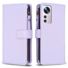 Load image into Gallery viewer, 9 Card Slots Zipper Wallet Leather Flip Phone Case, For Xiaomi Redmi 10C, For Xiaomi 12 Pro, For Xiaomi 12, For Xiaomi Redmi Note 11 Pro, For Xiaomi Mi 11T / 11T Pro, For Xiaomi Redmi 10, For Xiaomi Mi 11 Lite, For Xiaomi Redmi Note 10 5G