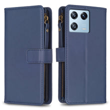 Load image into Gallery viewer, 9 Card Slots Zipper Wallet Leather Flip Phone Case, For Xiaomi Redmi 12C, For Xiaomi 13 Lite, For Xiaomi Redmi K60 / K60 Pro, For Xiaomi 13 Pro, For Xiaomi 13, For Xiaomi 12T / 12T Pro, For Xiaomi 12 Lite, For Xiaomi Redmi 10 5G