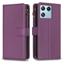 Load image into Gallery viewer, 9 Card Slots Zipper Wallet Leather Flip Phone Case, For Xiaomi Redmi 12C, For Xiaomi 13 Lite, For Xiaomi Redmi K60 / K60 Pro, For Xiaomi 13 Pro, For Xiaomi 13, For Xiaomi 12T / 12T Pro, For Xiaomi 12 Lite, For Xiaomi Redmi 10 5G