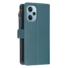 Load image into Gallery viewer, 9 Card Slots Zipper Wallet Leather Flip Phone Case, For Xiaomi Poco F5 5G, For Xiaomi Redmi Note 12S 4G, For Xiaomi Redmi Note 12 4G, For Xiaomi Civi 3 5G, For Xiaomi Redmi A1 / A2, For Xiaomi Redmi Note 12 Pro+ 5G Global, For Xiaomi Redmi Note 12 Pro ...