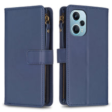 Load image into Gallery viewer, 9 Card Slots Zipper Wallet Leather Flip Phone Case, For Xiaomi Poco F5 5G, For Xiaomi Redmi Note 12S 4G, For Xiaomi Redmi Note 12 4G, For Xiaomi Civi 3 5G, For Xiaomi Redmi A1 / A2, For Xiaomi Redmi Note 12 Pro+ 5G Global, For Xiaomi Redmi Note 12 Pro ...