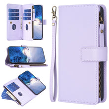 Load image into Gallery viewer, 9 Card Slots Zipper Wallet Leather Flip Phone Case, For Xiaomi Redmi Note 13 Pro 4G Global, For Xiaomi Poco M6 Pro 4G, For Xiaomi Redmi Note 13 4G Global, For Xiaomi Redmi Note 13, For Xiaomi Redmi 13C, For Xiaomi Redmi Note 13 Pro+ 5G                 ...