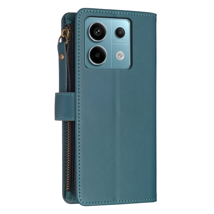 9 Card Slots Zipper Wallet Leather Flip Phone Case, For Xiaomi Redmi Note 13 Pro 4G Global, For Xiaomi Poco M6 Pro 4G, For Xiaomi Redmi Note 13 4G Global, For Xiaomi Redmi Note 13, For Xiaomi Redmi 13C, For Xiaomi Redmi Note 13 Pro+ 5G                 ...