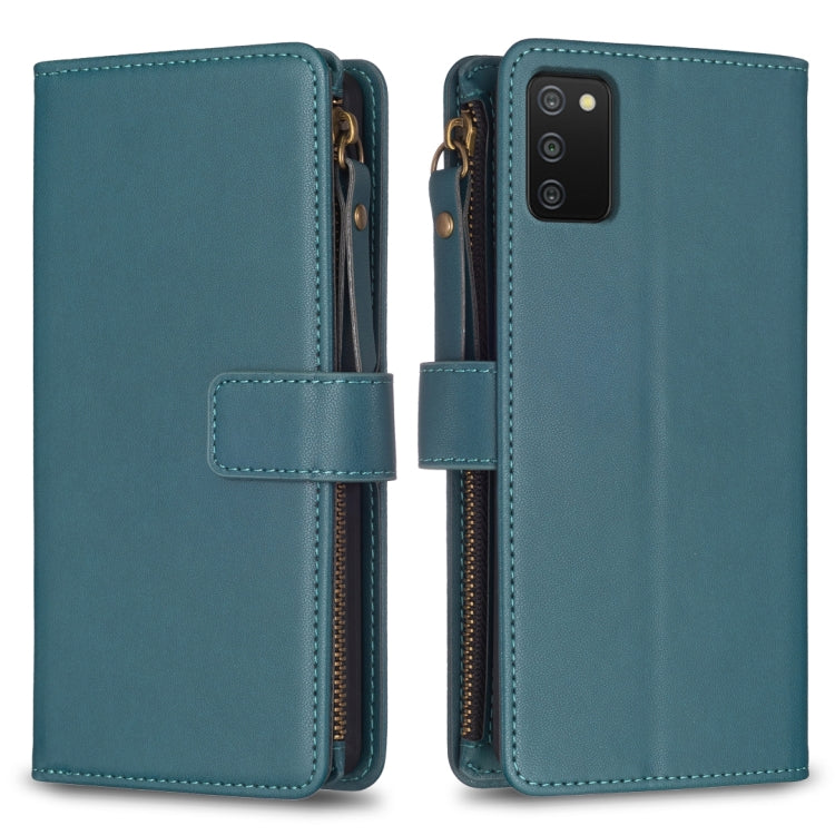 9 Card Slots Zipper Wallet Leather Flip Phone Case, For Samsung Galaxy A73 5G, For Samsung Galaxy A33, For Samsung Galaxy A13, For Samsung Galaxy S22 Ultra 5G, For Samsung Galaxy S22+ 5G, For Samsung Galaxy S22 5G, For Samsung Galaxy A03s              ...