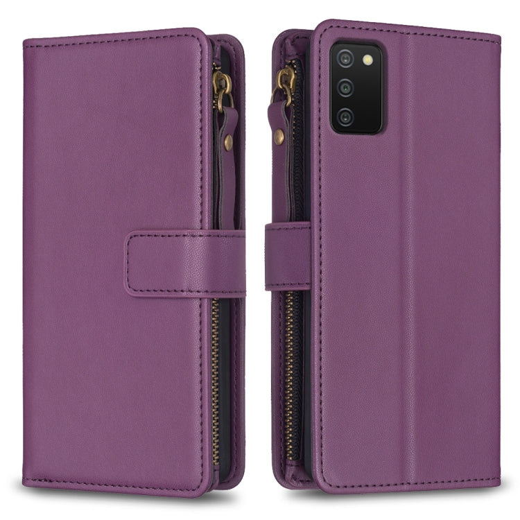 9 Card Slots Zipper Wallet Leather Flip Phone Case, For Samsung Galaxy A73 5G, For Samsung Galaxy A33, For Samsung Galaxy A13, For Samsung Galaxy S22 Ultra 5G, For Samsung Galaxy S22+ 5G, For Samsung Galaxy S22 5G, For Samsung Galaxy A03s              ...