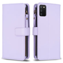 Load image into Gallery viewer, 9 Card Slots Zipper Wallet Leather Flip Phone Case, For Samsung Galaxy A73 5G, For Samsung Galaxy A33, For Samsung Galaxy A13, For Samsung Galaxy S22 Ultra 5G, For Samsung Galaxy S22+ 5G, For Samsung Galaxy S22 5G, For Samsung Galaxy A03s              ...