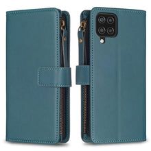 Load image into Gallery viewer, 9 Card Slots Zipper Wallet Leather Flip Phone Case, For Samsung Galaxy A32 5G, For Samsung Galaxy S21 5G, For Samsung Galaxy S21+ 5G, For Samsung Galaxy S21 Ultra 5G, For Samsung Galaxy A12, For Samsung Galaxy A42 5G, For Samsung Galaxy A31            ...