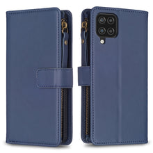 Load image into Gallery viewer, 9 Card Slots Zipper Wallet Leather Flip Phone Case, For Samsung Galaxy A32 5G, For Samsung Galaxy S21 5G, For Samsung Galaxy S21+ 5G, For Samsung Galaxy S21 Ultra 5G, For Samsung Galaxy A12, For Samsung Galaxy A42 5G, For Samsung Galaxy A31            ...