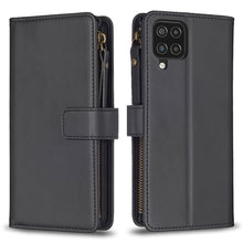 Load image into Gallery viewer, 9 Card Slots Zipper Wallet Leather Flip Phone Case, For Samsung Galaxy A32 5G, For Samsung Galaxy S21 5G, For Samsung Galaxy S21+ 5G, For Samsung Galaxy S21 Ultra 5G, For Samsung Galaxy A12, For Samsung Galaxy A42 5G, For Samsung Galaxy A31            ...