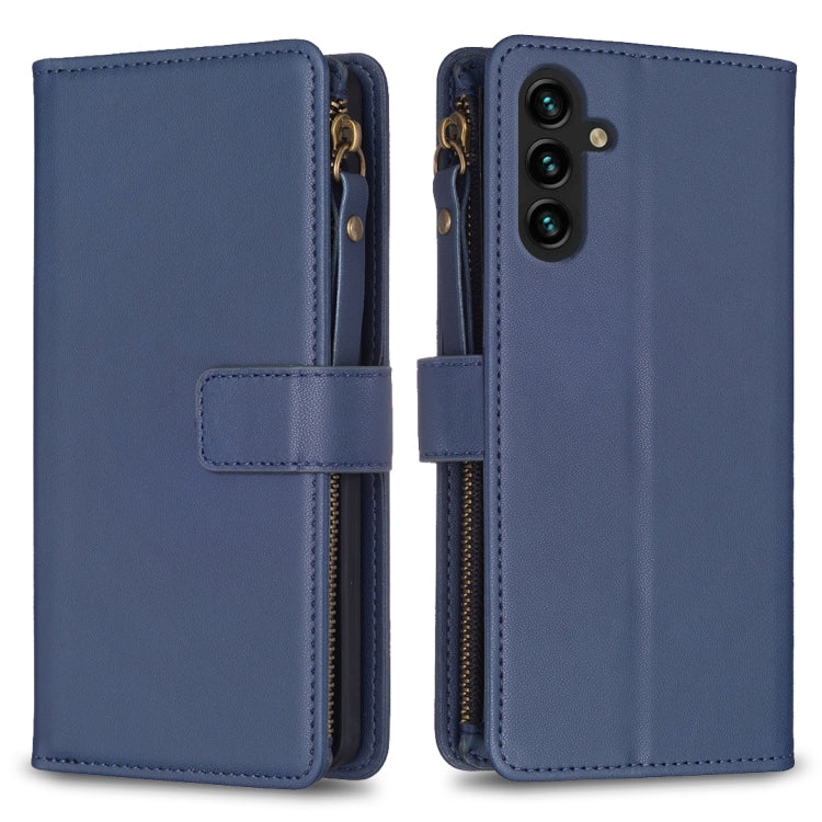 9 Card Slots Zipper Wallet Leather Flip Phone Case, For Samsung Galaxy A73 5G, For Samsung Galaxy A33, For Samsung Galaxy A13, For Samsung Galaxy S22 Ultra 5G, For Samsung Galaxy S22+ 5G, For Samsung Galaxy S22 5G, For Samsung Galaxy A03s              ...