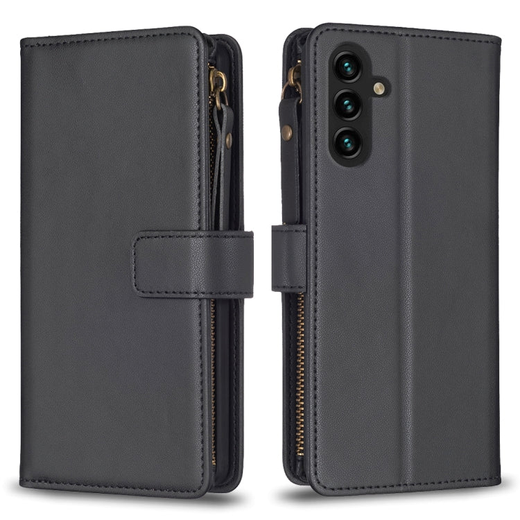 9 Card Slots Zipper Wallet Leather Flip Phone Case, For Samsung Galaxy A73 5G, For Samsung Galaxy A33, For Samsung Galaxy A13, For Samsung Galaxy S22 Ultra 5G, For Samsung Galaxy S22+ 5G, For Samsung Galaxy S22 5G, For Samsung Galaxy A03s              ...