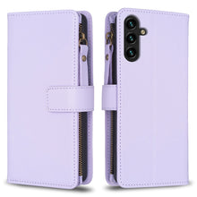 Load image into Gallery viewer, 9 Card Slots Zipper Wallet Leather Flip Phone Case, For Samsung Galaxy A73 5G, For Samsung Galaxy A33, For Samsung Galaxy A13, For Samsung Galaxy S22 Ultra 5G, For Samsung Galaxy S22+ 5G, For Samsung Galaxy S22 5G, For Samsung Galaxy A03s              ...