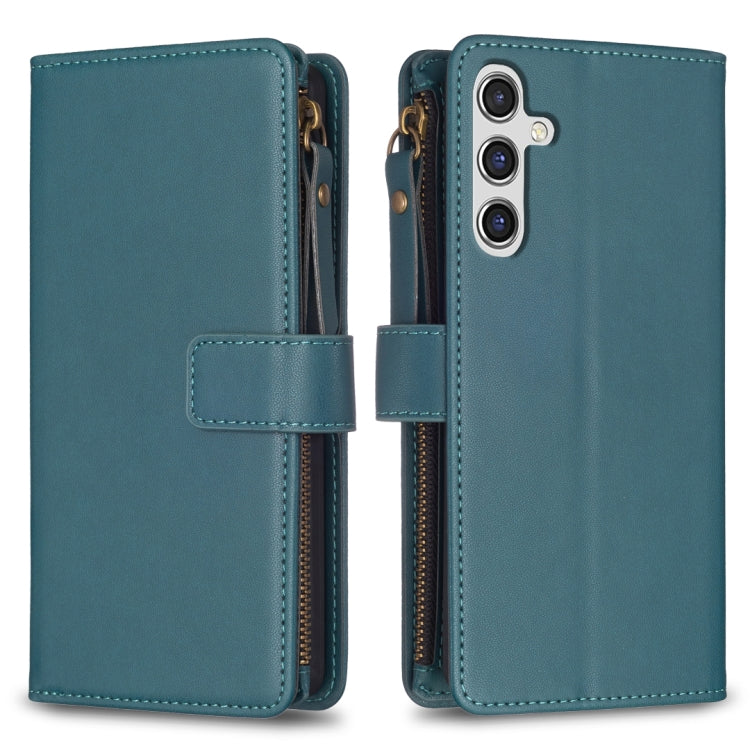9 Card Slots Zipper Wallet Leather Flip Phone Case, For Samsung Galaxy A14, For Samsung Galaxy S24+ 5G, For Samsung Galaxy A34 5G, For Samsung Galaxy S24 5G, For Samsung Galaxy A54 5G, For Samsung Galaxy S23 Ultra 5G, For Samsung Galaxy S23 5G         ...