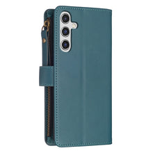 Load image into Gallery viewer, 9 Card Slots Zipper Wallet Leather Flip Phone Case, For Samsung Galaxy A14, For Samsung Galaxy S24+ 5G, For Samsung Galaxy A34 5G, For Samsung Galaxy S24 5G, For Samsung Galaxy A54 5G, For Samsung Galaxy S23 Ultra 5G, For Samsung Galaxy S23 5G         ...