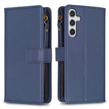 Load image into Gallery viewer, 9 Card Slots Zipper Wallet Leather Flip Phone Case, For Samsung Galaxy A14, For Samsung Galaxy S24+ 5G, For Samsung Galaxy A34 5G, For Samsung Galaxy S24 5G, For Samsung Galaxy A54 5G, For Samsung Galaxy S23 Ultra 5G, For Samsung Galaxy S23 5G         ...