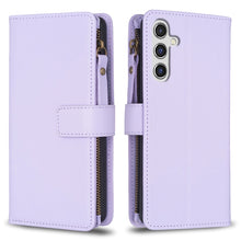 Load image into Gallery viewer, 9 Card Slots Zipper Wallet Leather Flip Phone Case, For Samsung Galaxy A14, For Samsung Galaxy S24+ 5G, For Samsung Galaxy A34 5G, For Samsung Galaxy S24 5G, For Samsung Galaxy A54 5G, For Samsung Galaxy S23 Ultra 5G, For Samsung Galaxy S23 5G         ...