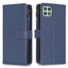 Load image into Gallery viewer, 9 Card Slots Zipper Wallet Leather Flip Phone Case, For Samsung Galaxy A22 4G, For Samsung Galaxy A22 5G, For Samsung Galaxy S21 FE 5G, For Samsung Galaxy A23 4G, For Samsung Galaxy A32 4G, For Samsung Galaxy A72, For Samsung Galaxy A52                ...