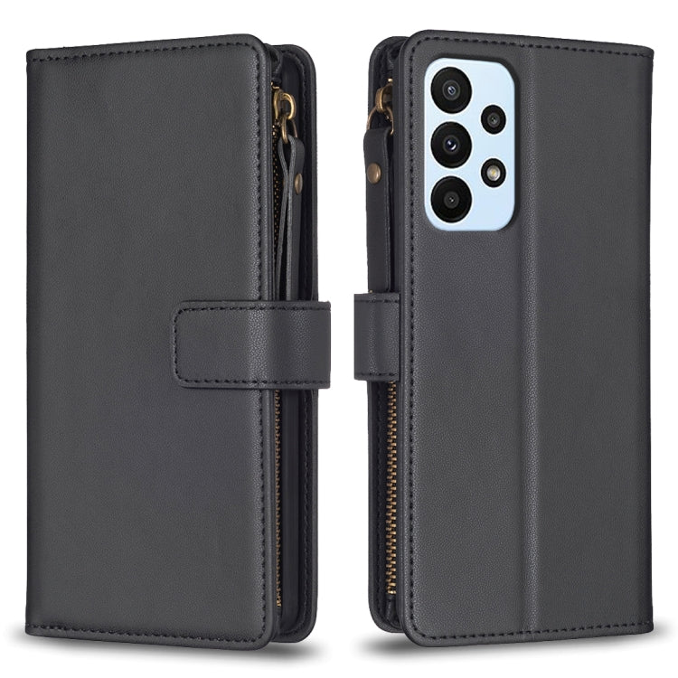 9 Card Slots Zipper Wallet Leather Flip Phone Case, For Samsung Galaxy A22 4G, For Samsung Galaxy A22 5G, For Samsung Galaxy S21 FE 5G, For Samsung Galaxy A23 4G, For Samsung Galaxy A32 4G, For Samsung Galaxy A72, For Samsung Galaxy A52                ...