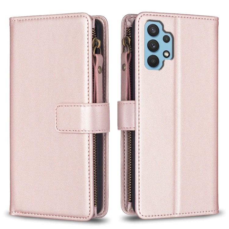 9 Card Slots Zipper Wallet Leather Flip Phone Case, For Samsung Galaxy A22 4G, For Samsung Galaxy A22 5G, For Samsung Galaxy S21 FE 5G, For Samsung Galaxy A23 4G, For Samsung Galaxy A32 4G, For Samsung Galaxy A72, For Samsung Galaxy A52                ...