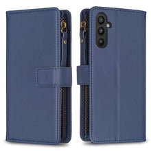 Load image into Gallery viewer, 9 Card Slots Zipper Wallet Leather Flip Phone Case, For Samsung Galaxy A14, For Samsung Galaxy S24+ 5G, For Samsung Galaxy A34 5G, For Samsung Galaxy S24 5G, For Samsung Galaxy A54 5G, For Samsung Galaxy S23 Ultra 5G, For Samsung Galaxy S23 5G         ...