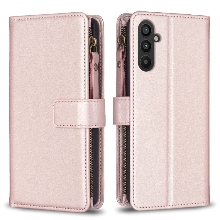 9 Card Slots Zipper Wallet Leather Flip Phone Case, For Samsung Galaxy A14, For Samsung Galaxy S24+ 5G, For Samsung Galaxy A34 5G, For Samsung Galaxy S24 5G, For Samsung Galaxy A54 5G, For Samsung Galaxy S23 Ultra 5G, For Samsung Galaxy S23 5G         ...