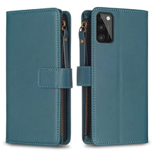 Load image into Gallery viewer, 9 Card Slots Zipper Wallet Leather Flip Phone Case, For Samsung Galaxy A73 5G, For Samsung Galaxy A33, For Samsung Galaxy A13, For Samsung Galaxy S22 Ultra 5G, For Samsung Galaxy S22+ 5G, For Samsung Galaxy S22 5G, For Samsung Galaxy A03s              ...