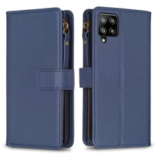 Load image into Gallery viewer, 9 Card Slots Zipper Wallet Leather Flip Phone Case, For Samsung Galaxy A32 5G, For Samsung Galaxy S21 5G, For Samsung Galaxy S21+ 5G, For Samsung Galaxy S21 Ultra 5G, For Samsung Galaxy A12, For Samsung Galaxy A42 5G, For Samsung Galaxy A31            ...