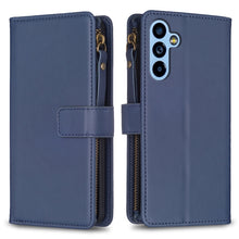 Load image into Gallery viewer, 9 Card Slots Zipper Wallet Leather Flip Phone Case, For Samsung Galaxy A14, For Samsung Galaxy S24+ 5G, For Samsung Galaxy A34 5G, For Samsung Galaxy S24 5G, For Samsung Galaxy A54 5G, For Samsung Galaxy S23 Ultra 5G, For Samsung Galaxy S23 5G         ...