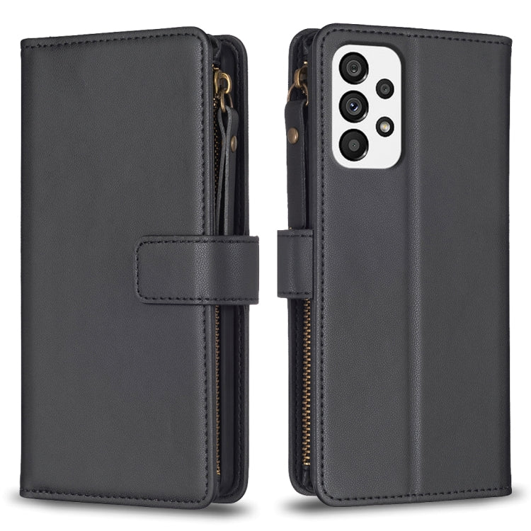 9 Card Slots Zipper Wallet Leather Flip Phone Case, For Samsung Galaxy A73 5G, For Samsung Galaxy A33, For Samsung Galaxy A13, For Samsung Galaxy S22 Ultra 5G, For Samsung Galaxy S22+ 5G, For Samsung Galaxy S22 5G, For Samsung Galaxy A03s              ...