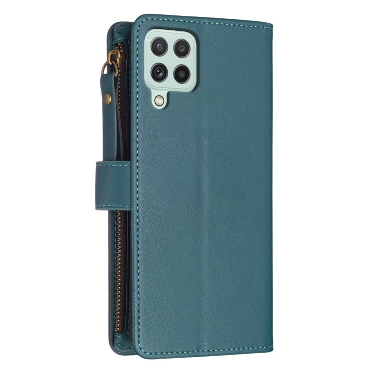9 Card Slots Zipper Wallet Leather Flip Phone Case, For Samsung Galaxy A22 4G, For Samsung Galaxy A22 5G, For Samsung Galaxy S21 FE 5G, For Samsung Galaxy A23 4G, For Samsung Galaxy A32 4G, For Samsung Galaxy A72, For Samsung Galaxy A52                ...